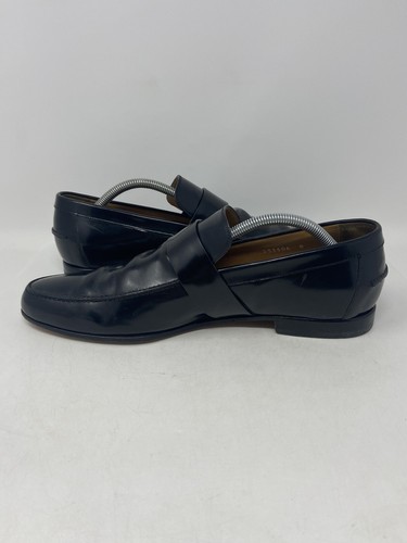 GUCCI Men’s Loafer Shoes Made in Italy 233506 GG Logo Men’s Size: 8 - Picture 9 of 12