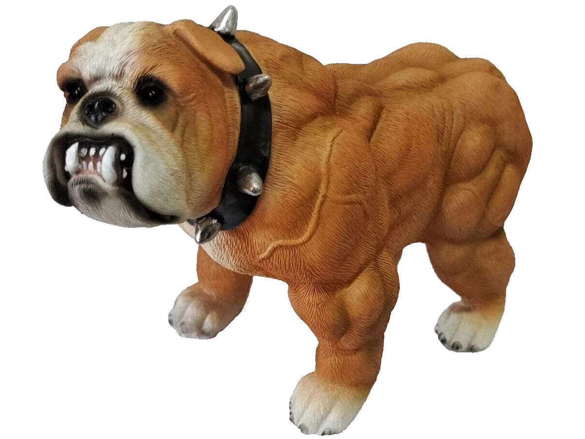 Extreme Bulldog Muscle Bodybuilding Dog Statue Collectible