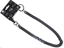 NEW Black Link Biker Trucker Punk Keychain Jean Wallet Chain 20 " Long
