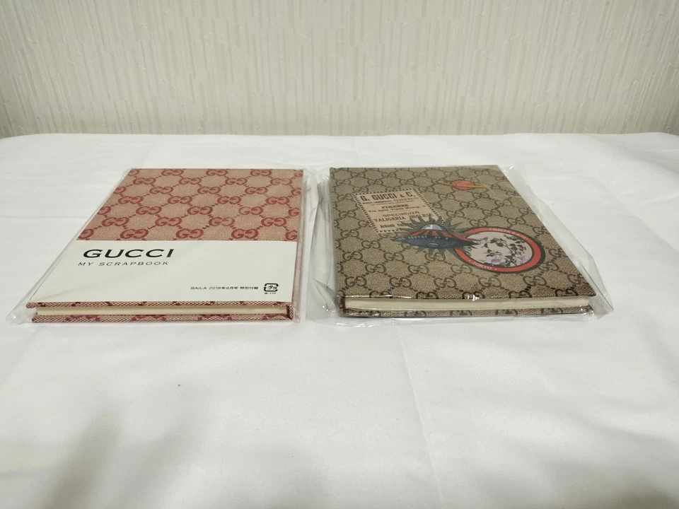 Gucci Baila Notebook 2 Set My Gucci Book & My Scrap Book Oggi Limited Japan New - Image 3 of 4