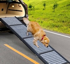 Outdoor Folding Vehicle/porch Dog Ramp w/Anti-Slip Surface Up To 250lbs