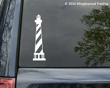 Lighthouse Vinyl Decal - Outer Banks Marina Harbor Coast - Die Cut Sticker