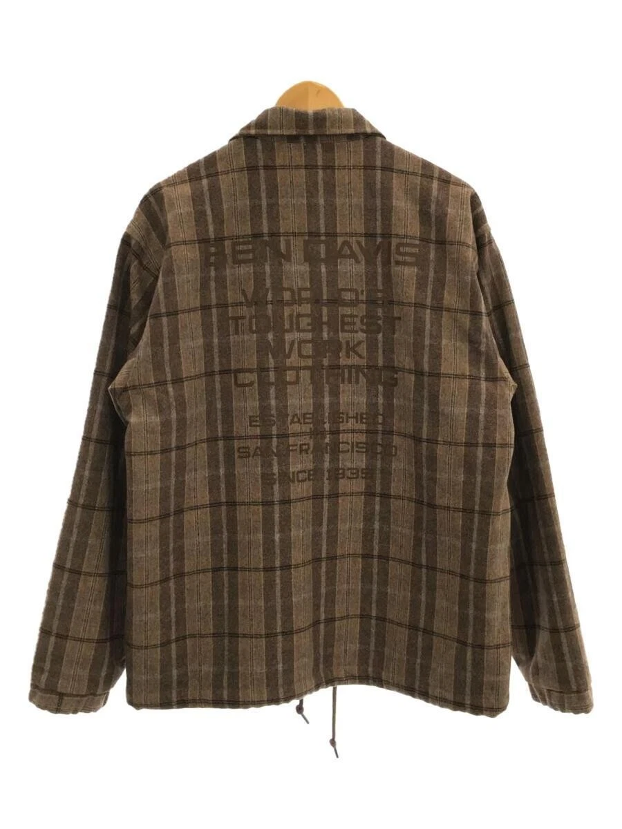 BEN DAVIS BOA COACH JACKET Blouson L Wool BRW check G 9780016USED __Men's