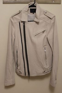 iro white leather jacket