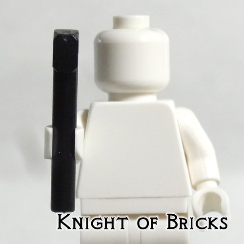LEGO Minifigure BLACK Utensil Tool Mallet Hammer Construction Worker - Picture 3 of 5