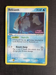 Pokemon Card - Relicanth 30/110 EX Holon Phantoms Reverse Holo Rare - NM+