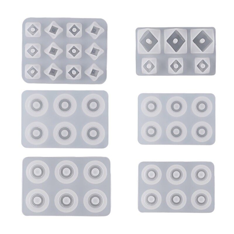 Silicone Mold For Jewelry Making Beads With Hole Epoxy Resin Silicone