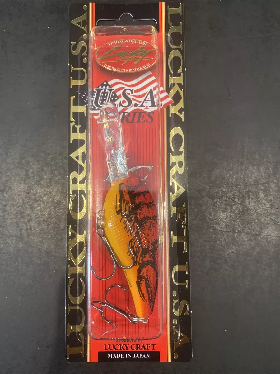 Lot Of (3) Lucky Craft LC 2.0 D-10(2 2/3-5/8oz) Nice!! 海外 即決-