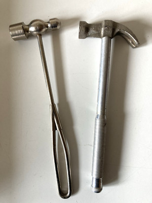 B25 8'' Ball Peen Metal Hammer GM & Co MFG  New York Vtg Lot Nesting Screwdriver