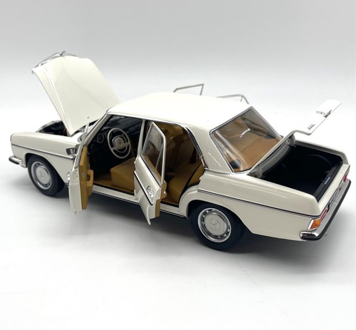 Norev 183770 Mercedes Benz 200 berlina W114 anno 1968 in bianco, IMBALLO ORIGINALE, 1:18, D009 - Foto 8 di 10