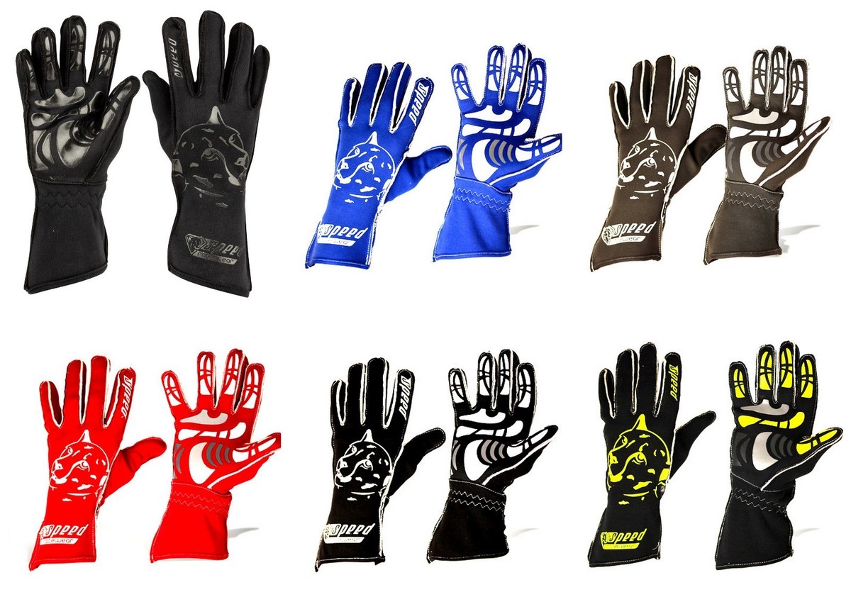 Speed Racewear Motorsport-Handschuhe Melbourne – Rot/weiß, Mit Silikon-Grip – Größe 11
