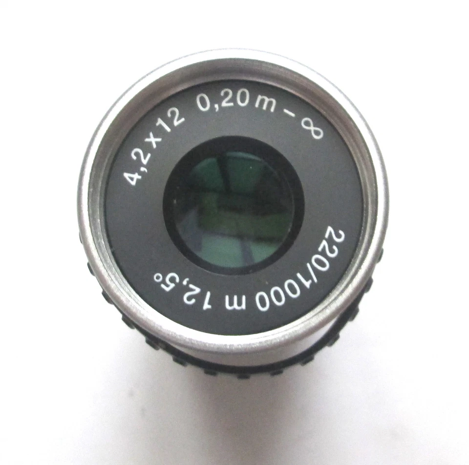 Eschenbach Monocular Focusable Keplerian Telescope Lens 220/1000m 12.5° 4.2 x 12 - Image 3 of 4