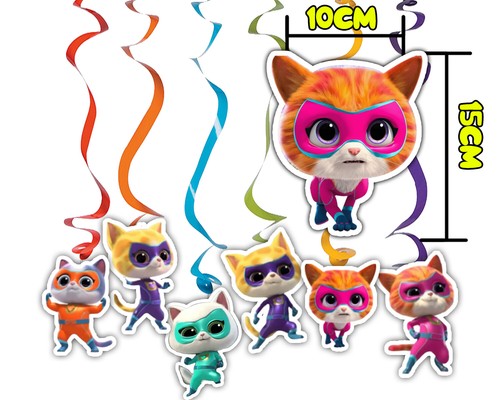 SUPERKITTIES HAPPY BIRTHDAY SUPPLIES DECORATION THEME IDEA FAVOR PARTY BALLOON - Picture 39 of 63