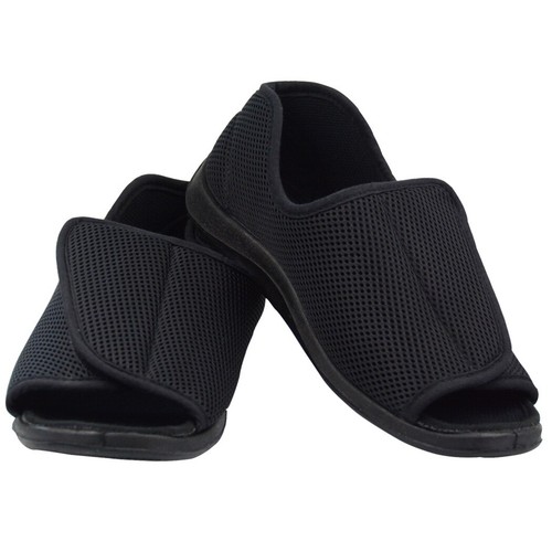 Mens Diabetic Slippers Extra Wide Adjustable Swollen Feet Edema Comfort Sandals - Bild 5 von 9