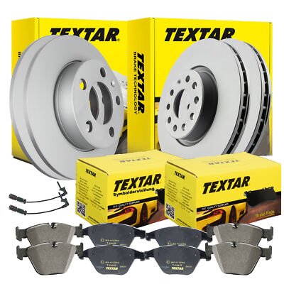 TEXTAR BREMSSCHEIBEN + BREMSBELÄGE + WAKO MERCEDES CLA GLA VORN Ø295 HINTEN Ø295