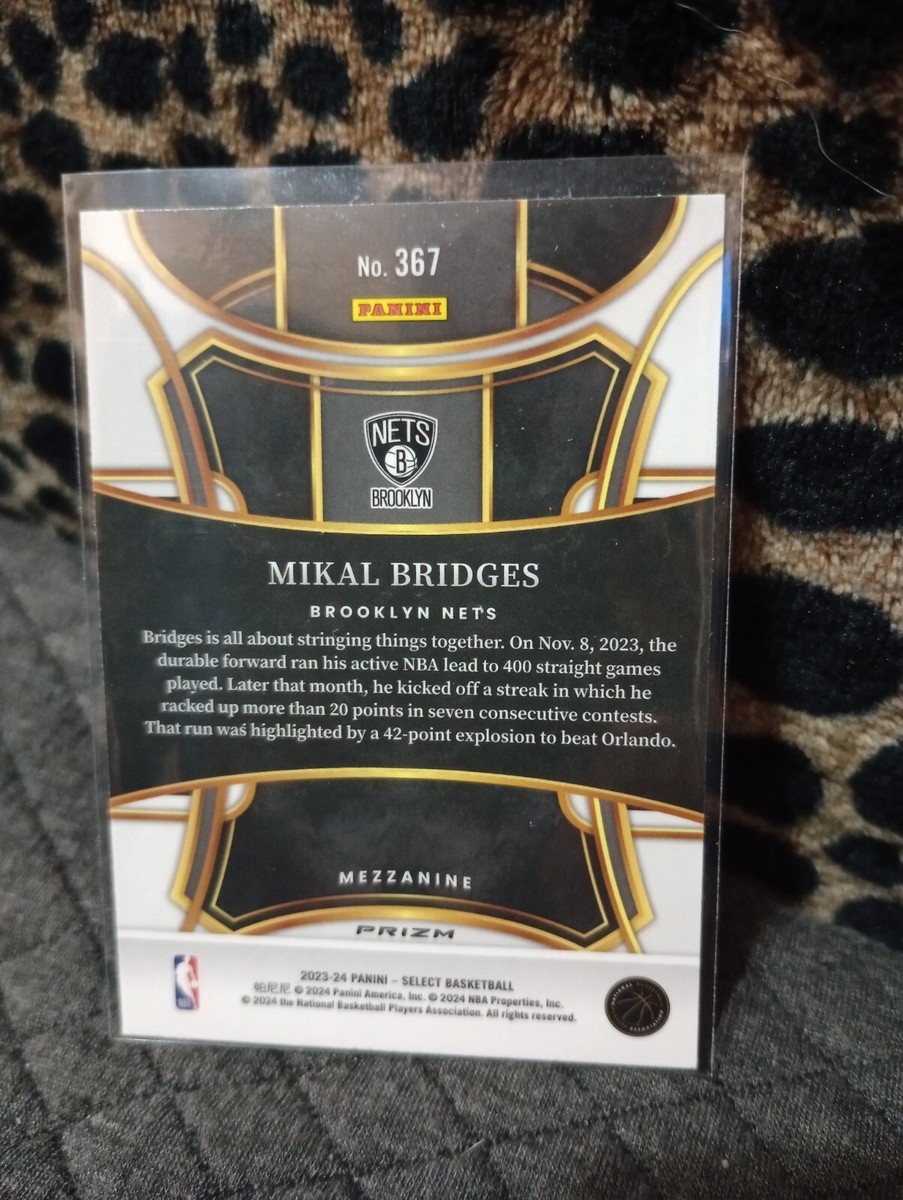 2022-2023 シティーエディション ブルックリンネッツ ミゲルブリッジス 2023-24 Panini Select Basketball Trading Card 34 Mikal Bridges