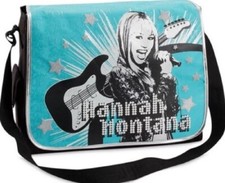 HANNAH Montana Messenger Bag NWT 15"x11" Large Book Bag Backpack NEW Miley Cyrus