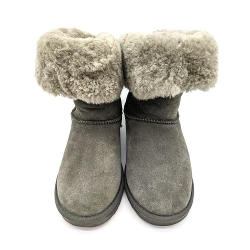 Emu Australia Alba Gray Shearling Lined Ankle Boots Women's US 9 - Picture 5 of 9