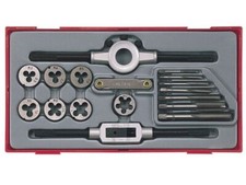 Image of Teng TTTD17 Rethreading Tap & Die Set 17 Piece