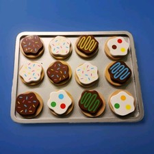 Melissa Doug Slice and Bake Cookie Wooden Play Food Set