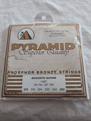 Pyramid Premium Bronze Acoustic Guitar Strings Light 12-52 (Model 327 100)
