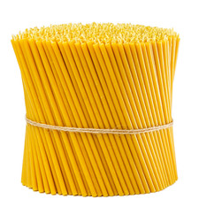 Velas cónicas finas de cera de abejas pura 6,3" x 0,2" iglesia ortodoxa (paquete 25-700)
