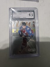 1998 Upper Deck Black Diamond Peter Forsberg #21 Colorado Avalanche CGC 9.5