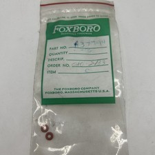 Foxboro A37744 Red O-Ring Seal Lot of 3 Industrial Replacement Parts NOS