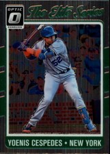 2017 Donruss Optic The Elite Series #ES19 Yoenis Cespedes - BB