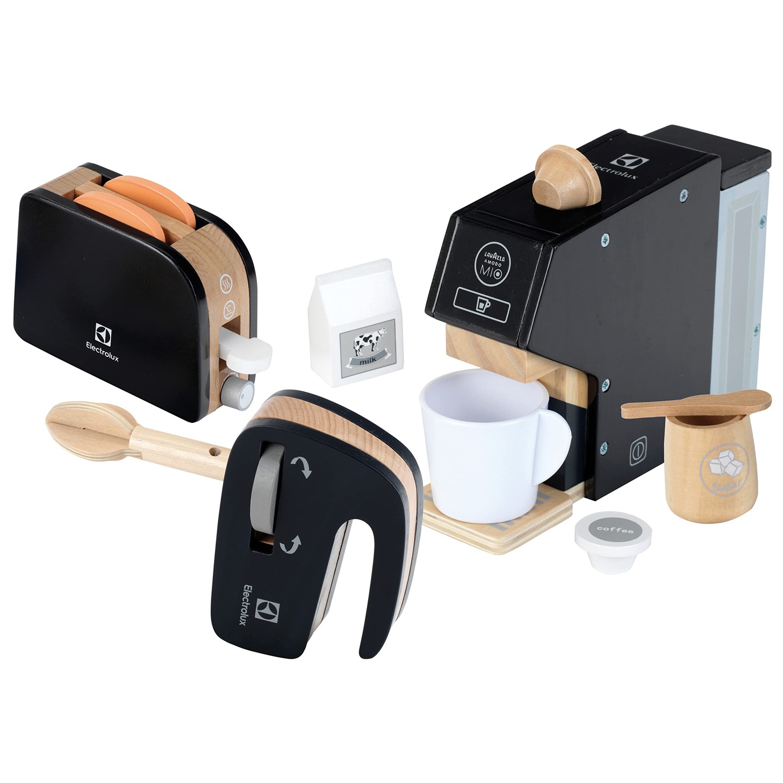 Set cuisine Electrolux bois 7404 cafetière automatique jouet