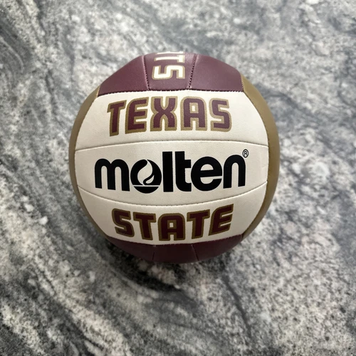 Molten Volleyball - TEXAS STATE BOBCATS - Signed - Preowned Ball Soft