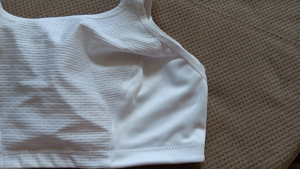 Новый без ценников Glamorise 34DD белый индивидуальный управления спортивный бюстгальтер стиль 1166, 0930A - Изображение 2 из 4