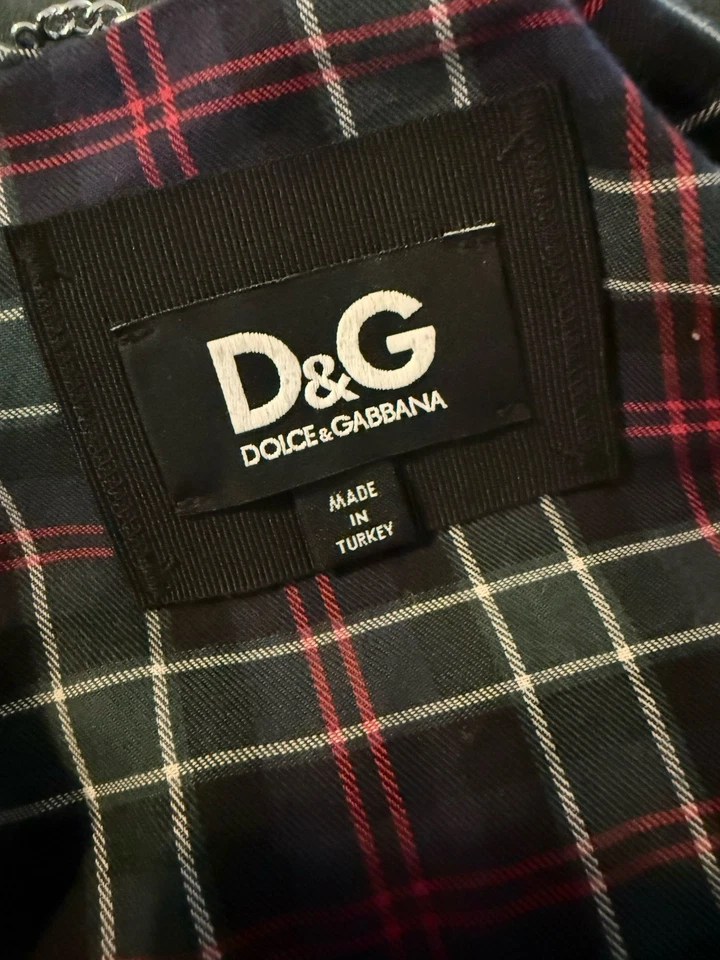Chaqueta de cuero D&G para mujer Foto 2 de 4