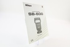 Nikon SB-600 Autofocus Speedlight Camera Flash Instruction Manual Book G548