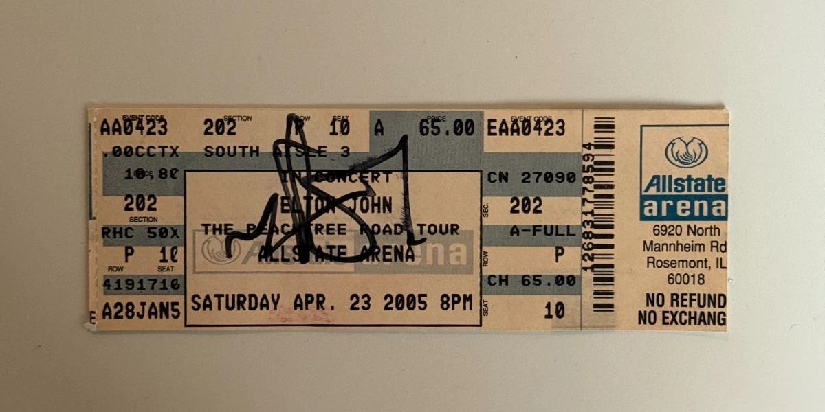 Original Elton John Memorabilia for sale | eBay