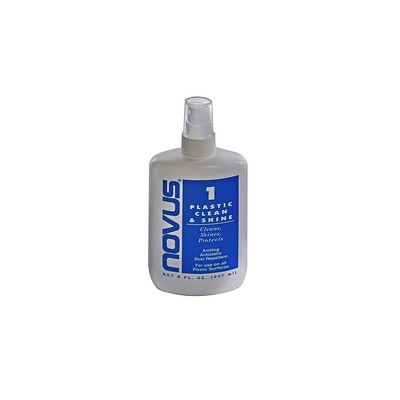 Azar Displays Plastic Clean & Shine Polish 8 Oz NOVUS-7020