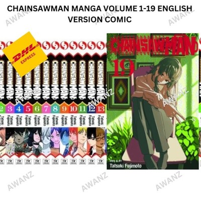 CHAINSAW MAN ENGLISH MANGA (SINGLE VOL OR FULL SET VOL.1-19) BY TATSUKI FUJIMOTO