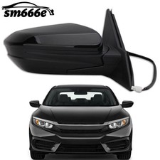 Passenger Rh Side View Mirror For 2016-2021 Honda Civic 3pin Power Adjust Glass Passenger Rh Side View Mirror For 2016-2021 Honda Civic 3pin Power Adjust Glass