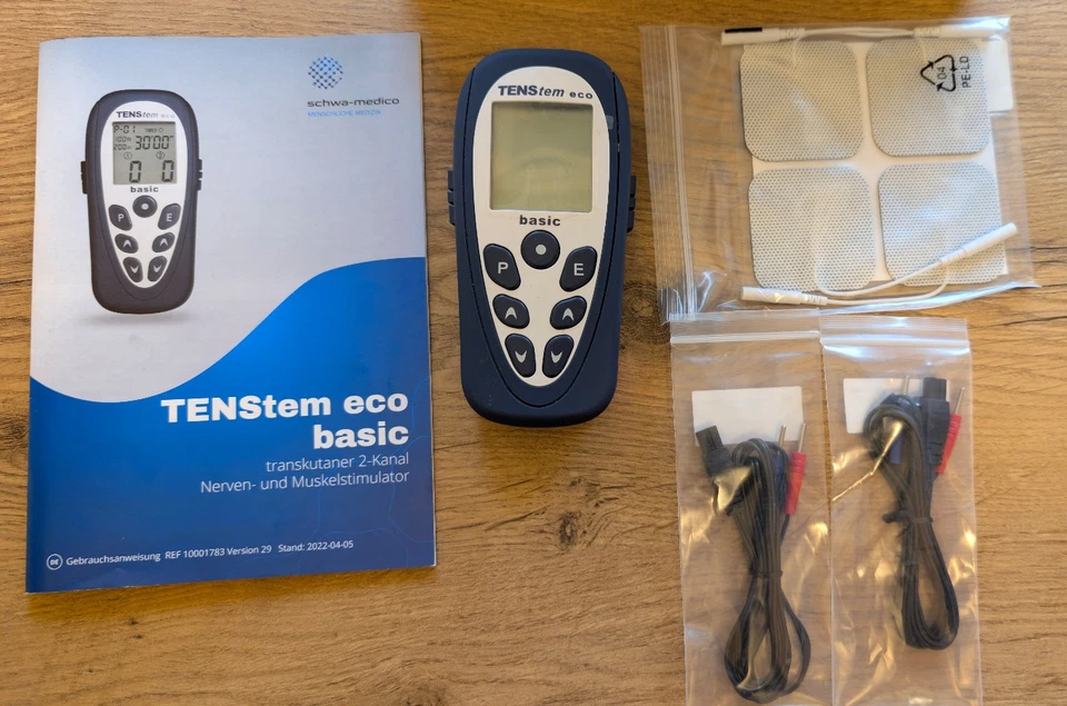 TENS tem Eco Basic 2Kanal TENS/Reizstromgerät für Nerven- und Muskelstimulation - Bild 2 von 4