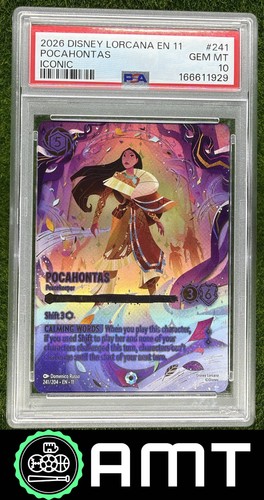 Pocahontas Peacekeeper PSA 10 2026 Disney Lorcana: Winterspell Iconic 241/204 29