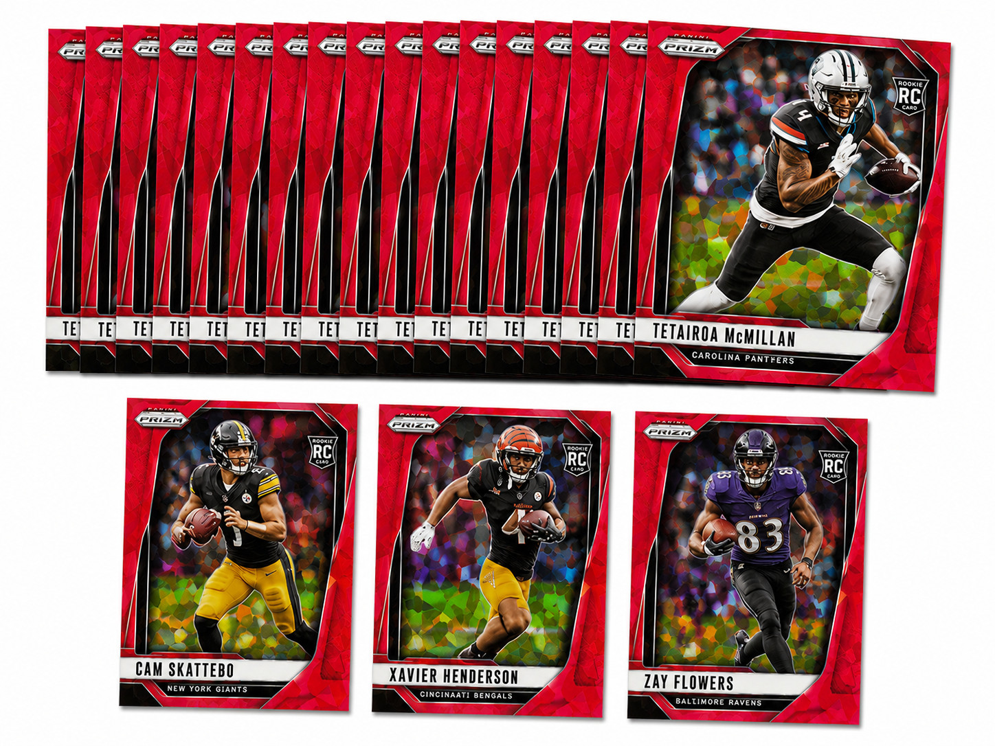 2025 Panini Prizm Draft Picks Football  -Red Ice - You Pick! BOGO!
