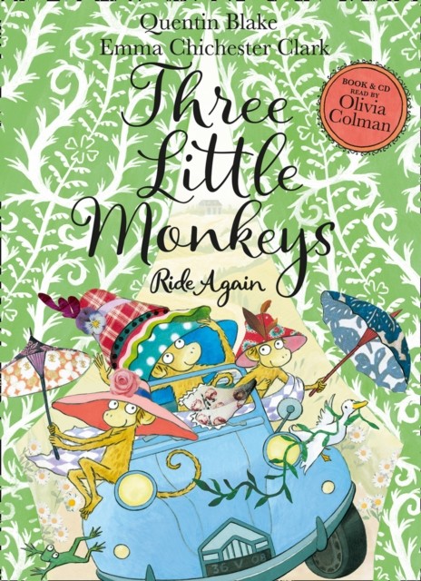 Three Little Monkeys Ride Again Book  CD by Quentin Blake 9780008385972 - Image 2