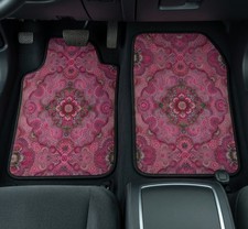 New Car Floor Mats Vintage Carpet Printed Universal 2 Front 2 Rear New Car Floor Mats Vintage Carpet Printed Universal 2 Front 2 Rear