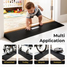 35.5" Cuttabale Rubber Threshold Ramp 4409lbs for Wheelchair Robot