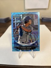 Gosuke Katoh New York Yankees 2013 Bowman Chrome Blue Wave Refractor #BDPP37