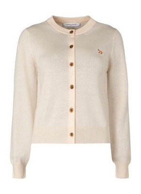 Maison Kitsune Baby Fox Merino Regular Strickjacke 151059943