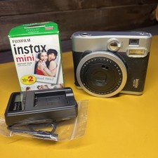 Fujifilm Instax Mini 90 Neo Classic Instant Film Camera With Charger & 2 x Film 