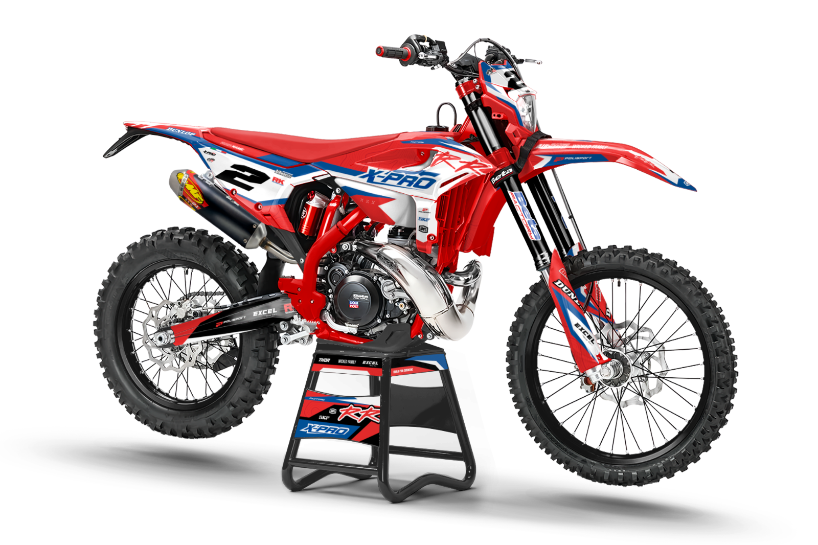 CustomMX: Graphics Kit to fit all BETA RR / RX / X-Trainer / Polisport ...
