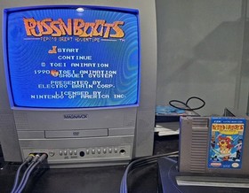 Puss &rsquo;n Boots (NES, 1990) Cartridge - Authentic - Cleaned & Tested