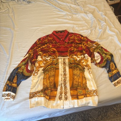 NWT MENS CREME DE SILK BEAUTIFUL SILK SHIRT STYLE MEDIUM